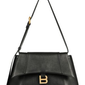 Balenciaga Downtown Small Shoulder Bag Black