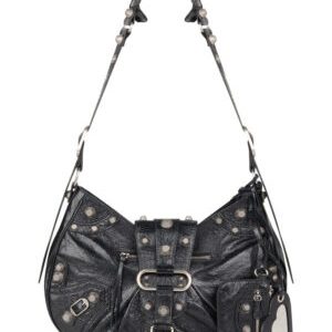 Balenciaga Le Cagole Medium Shoulder Bag Black