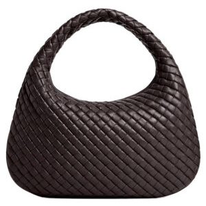 Bottega Veneta Small Veneta Shoulder Bag Coffee