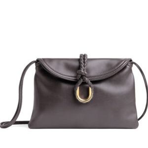 Bottega Veneta Small Liberta Dark Coffee