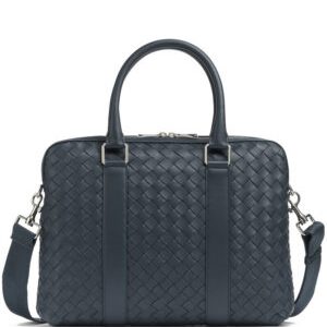 Bottega Veneta Slim Classic Intrecciato Briefcase 690702