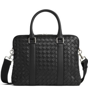 Bottega Veneta Slim Classic Intrecciato Briefcase 690702
