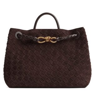 Bottega Veneta Medium Andiamo Dark Coffee