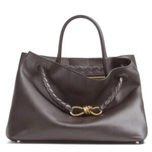 Bottega Veneta Medium Andiamo Dark Coffee