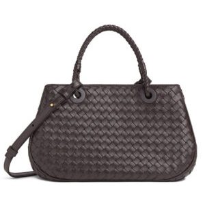 Bottega Veneta Leather Basket Shoulder Bag 836261