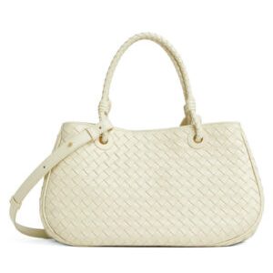 Bottega Veneta Leather Basket Shoulder Bag 836261