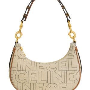 Celine Ava Bag In Denim With Celine All-Over Print Cream