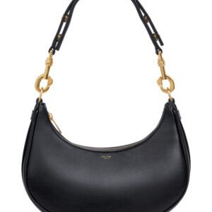 Celine Medium Ava Strap Bag In Smooth Calfskin Black