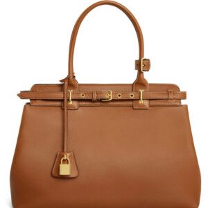 Celine Conti Bag In Supple Calfskin Coffee