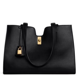 Celine Cabas 16 In Smooth Calfskin Black