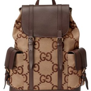 Gucci Backpack With Jumbo GG Dark Coffee