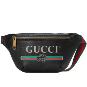 Gucci Print Small Belt Bag 527792 Black