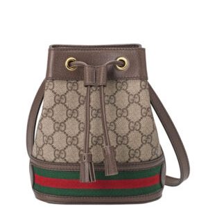 Gucci Ophidia Mini GG Bucket Bag 550620 Dark Coffee