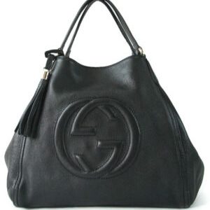 Gucci Soho Large Hobo Lilac 282309 Black