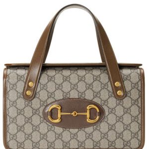 Gucci Horsebit 1955 small top handle bag 627323 Dark Coffee