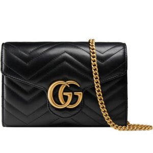 Gucci GG Marmont Matelasse Mini Bag 474575 Black