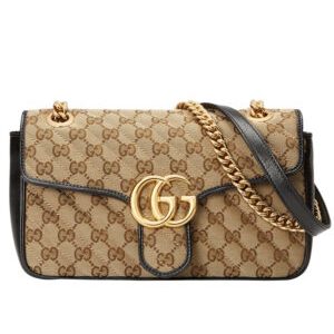 Gucci GG Marmont small shoulder bag 443497 Apricot