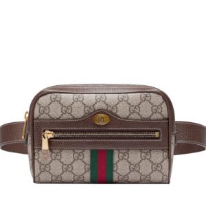 Gucci Ophidia GG Supreme small belt bag 517076 Dark Coffee