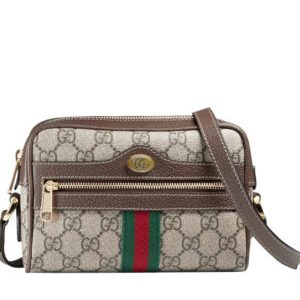 Gucci Ophidia GG Supreme mini bag 517350 Dark Coffee