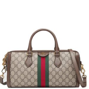 Gucci Ophidia GG medium top handle bag 524532 Dark Coffee