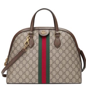 Gucci Ophidia GG medium top handle bag 524533 Dark Coffee