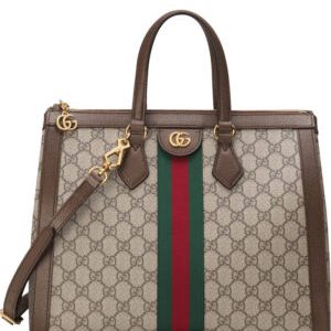 Gucci Ophidia GG medium top handle bag 524537 Dark Coffee