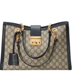 Gucci Padlock medium GG shoulder bag 479197 Black