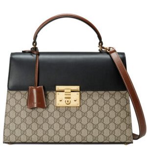 Gucci Padlock Signature Top Handle Black