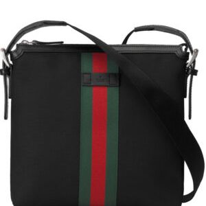 Gucci Web GG Supreme messenger 387111 Black