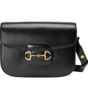 Gucci 1955 Horsebit small shoulder bag 602204 Black