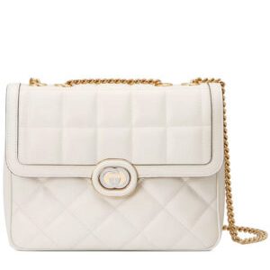 Gucci Deco Small Shoulder Bag 740834 Cream