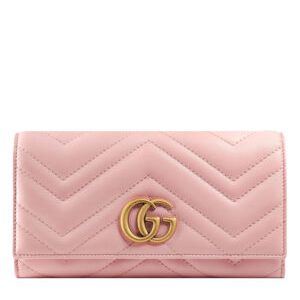 Gucci GG Marmont continental wallet 443436 Pink