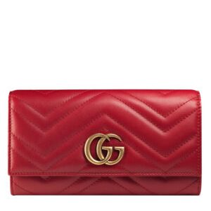 Gucci GG Marmont continental wallet 443436 Red