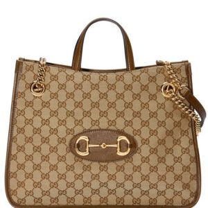Gucci 1955 Horsebit Medium Tote 621144 Coffee