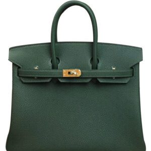 Hermes Birkin 25 Togo Leather Green
