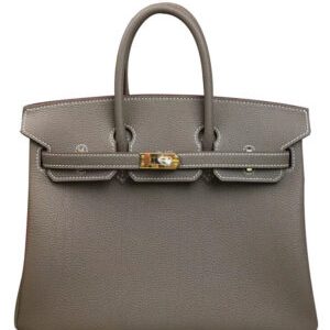 Hermes Birkin 25 Togo Leather Gray