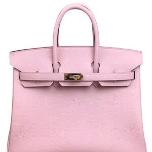 Hermes Birkin 25 Togo Leather Peachblow