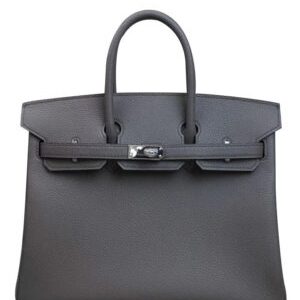 Hermes Birkin 25 Togo Leather Dark Gray