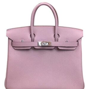 Hermes Birkin 25 Togo Leather Pink