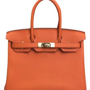 Hermes Birkin 30 Togo Leather Orange