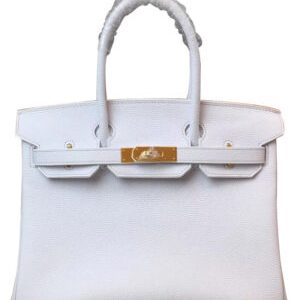 Hermes Birkin 30 Togo Leather White