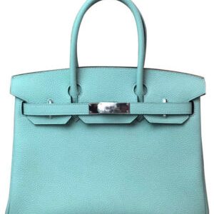 Hermes Birkin 30 Togo Leather Light Blue