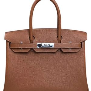 Hermes Birkin 30 Togo Leather Light Coffee