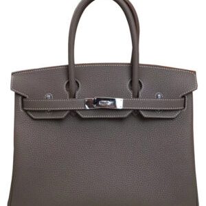 Hermes Birkin 30 Togo Leather Dark Gray
