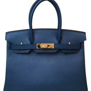 Hermes Birkin 30 Epsom Leather Dark Blue