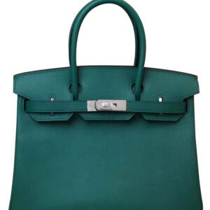 Hermes Birkin 30 Epsom Leather Dark Green