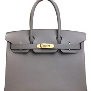 Hermes Birkin 30 Epsom Leather Light Gray