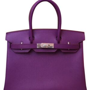 Hermes Birkin 30 Epsom Leather Purple