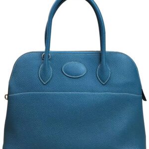 Hermes Bolide 31 Togo Leather Blue
