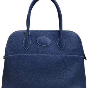 Hermes Bolide 31 Togo Leather Dark Blue